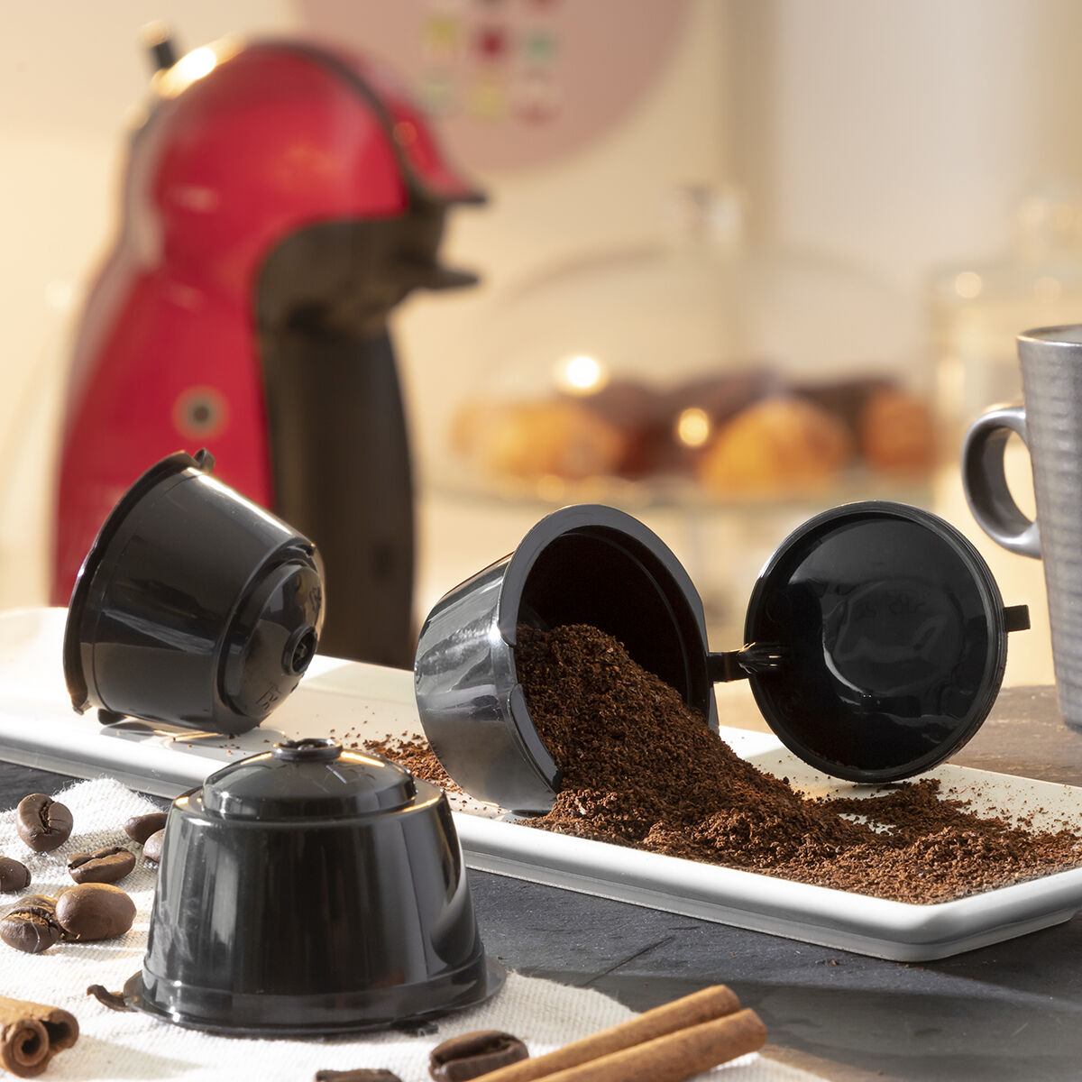 Conjunto de 3 Cápsulas de Café Reutilizáveis Redol InnovaGoods